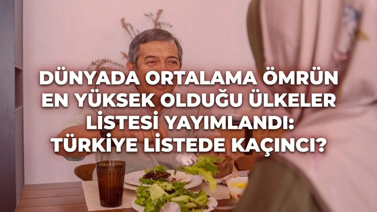 Dünyada Ortalama Ömrün En Yüksek Olduğu Ülkeler Listesi Açıklandı: Türkiye Kaçıncı Sırada Yer Alıyor?