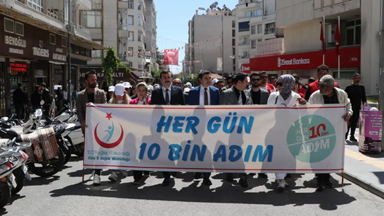 Kilis'te Dünya Yürüyüş Günü kapsamında yürüyüş düzenlendi