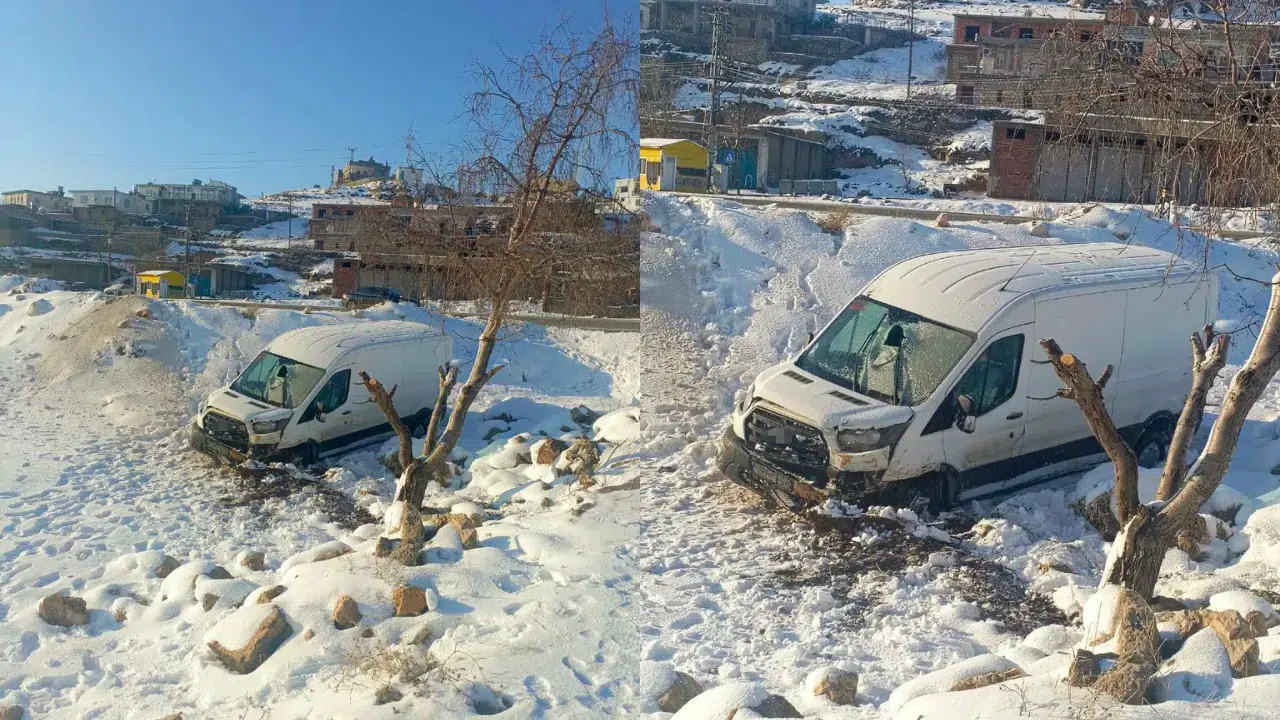 Batman'da minibüs şarampole yuvarlandı: Kazada 3 kişi yaraladı