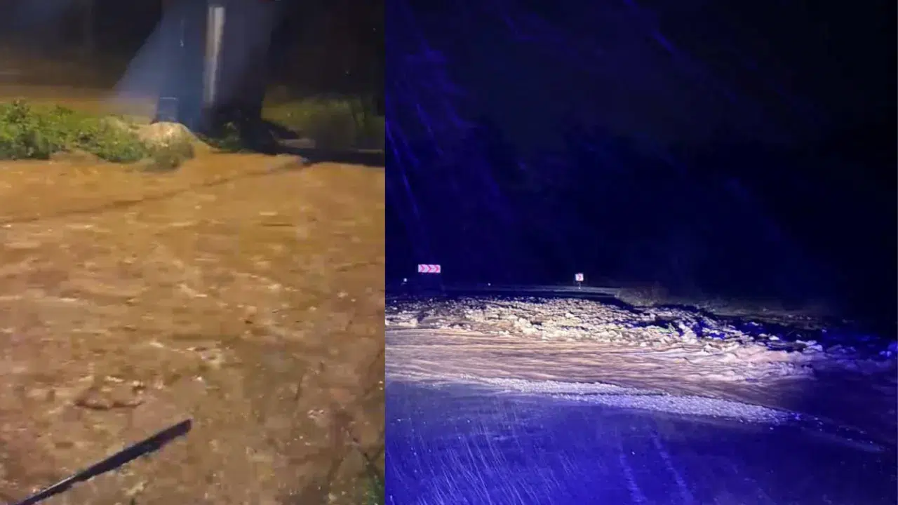 Muğla Marmaris'te sağanak yağış çilesi: Yollar dereye döndü