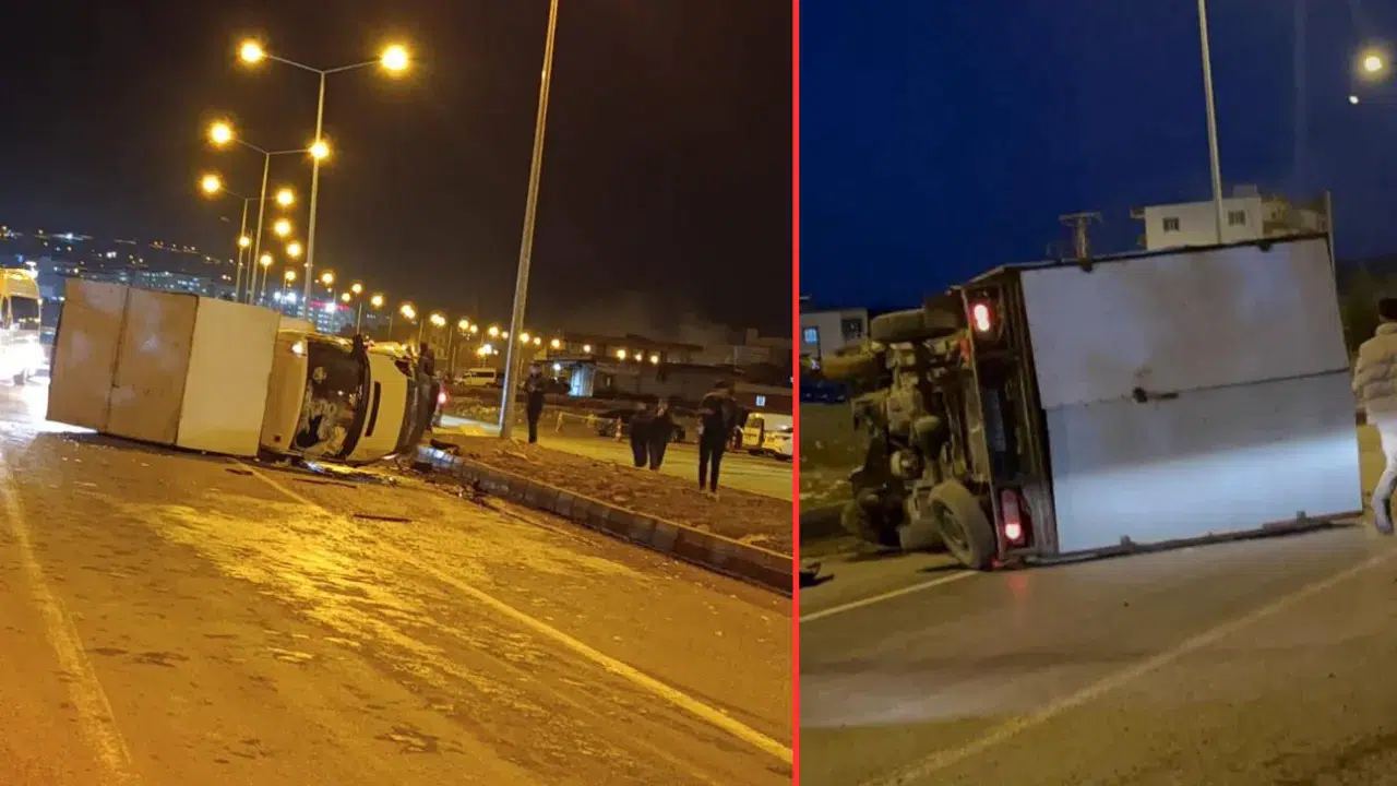 Siirt Kurtalan'da ticari araç ile kamyonet çarpıştı: 2 yaralı