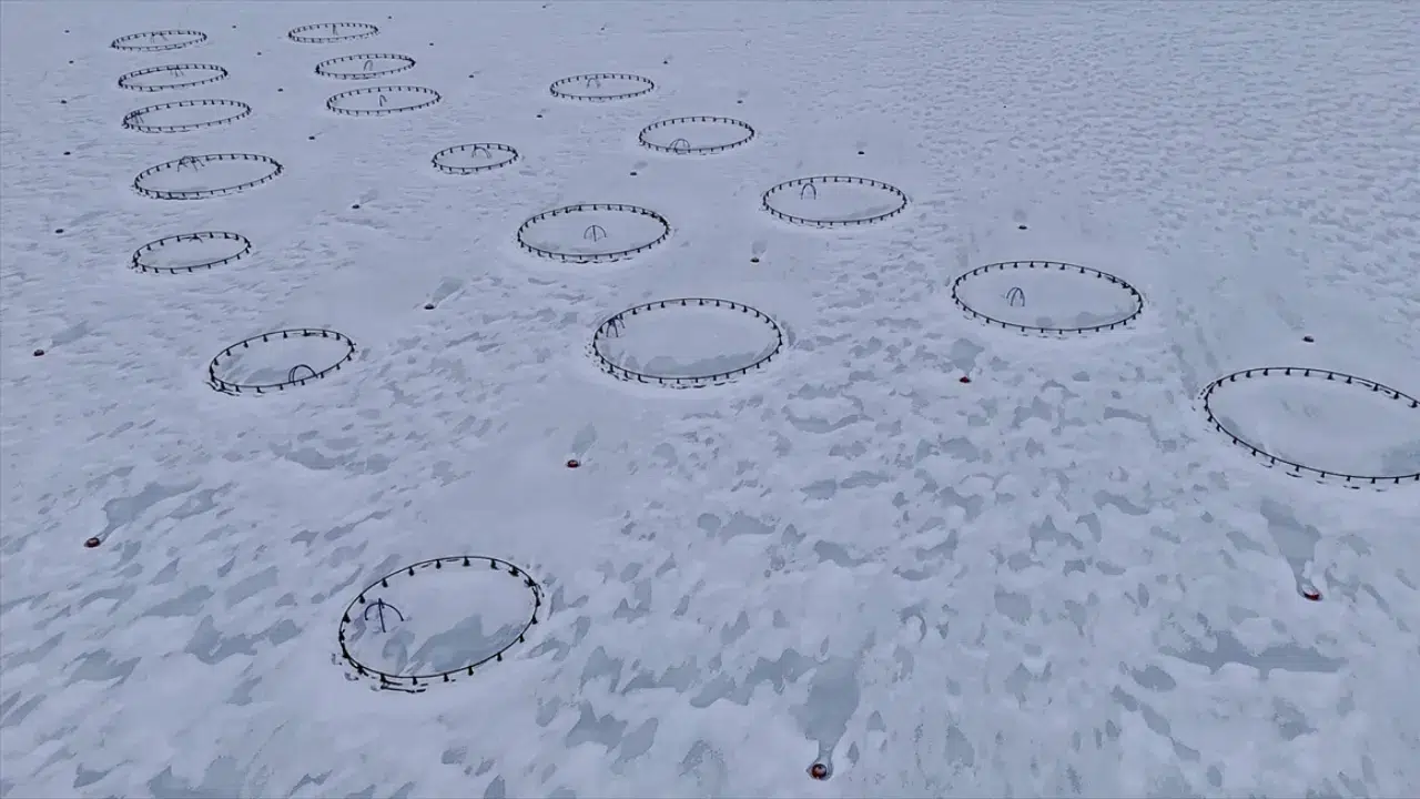 Adıyaman'daki Çat Barajı buz tuttu!