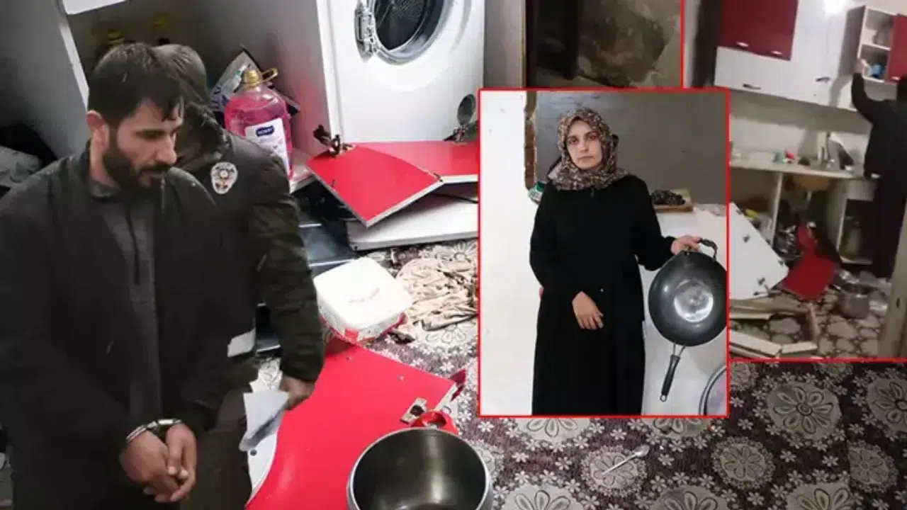 Adana'da boşanma aşamasındaki eşini darbedip eşyalarını kıran şüpheli tutuklandı