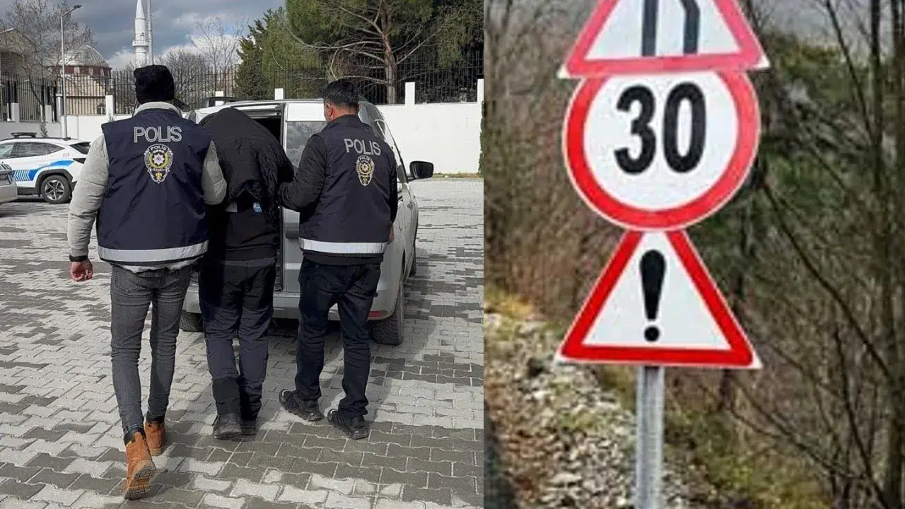 Uyuşturucu tacirinden akılakmaz taktik: Trafik tabelalarına bıraktı