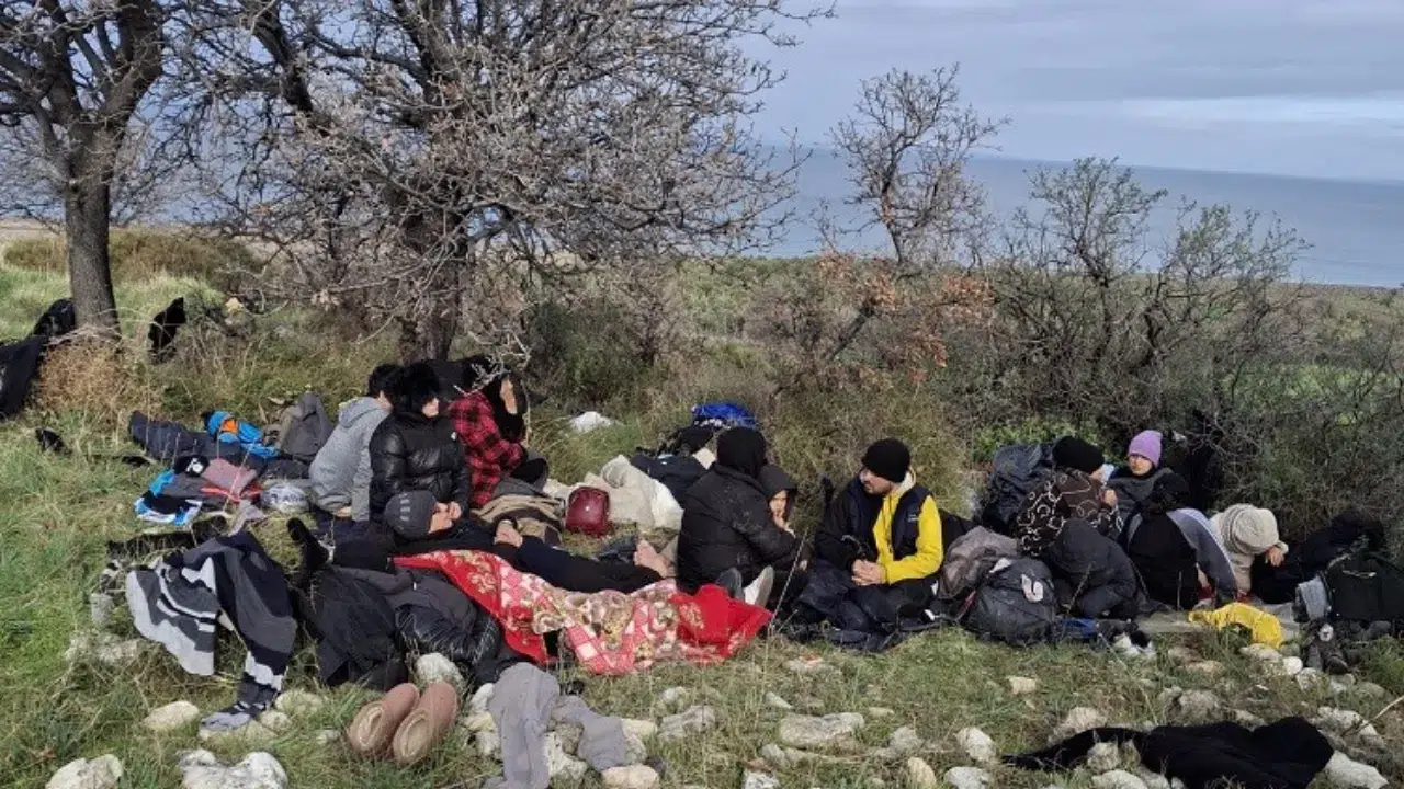 Çanakkale'de 39 kaçak göçmen yakalandı!