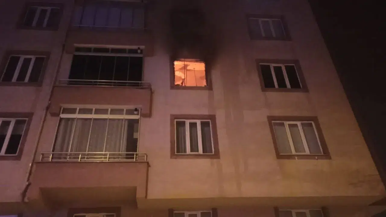 Konya'da korkutan yangın