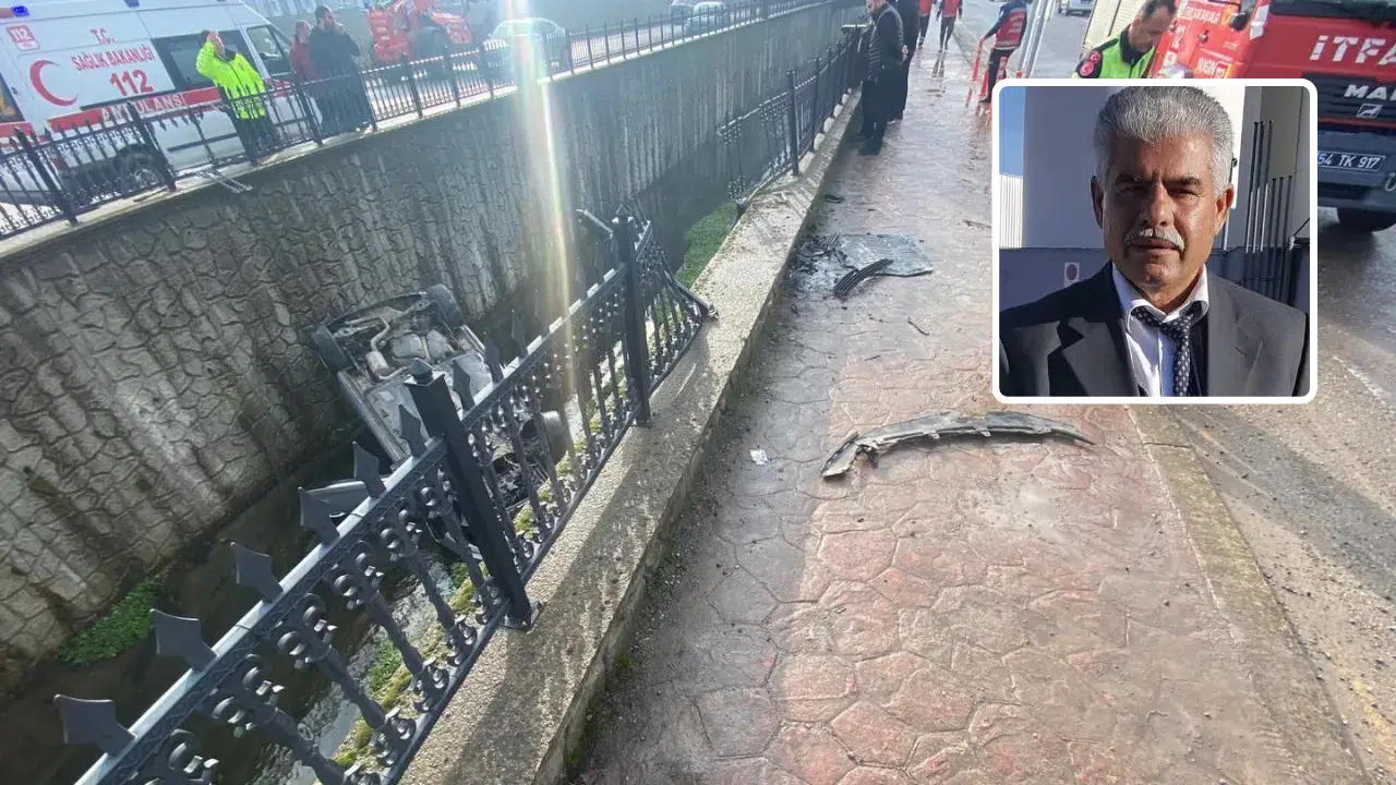 Sakarya'da kanala devrilen otomobilin sürücüsü 7 gün sonra hayatını kaybetti