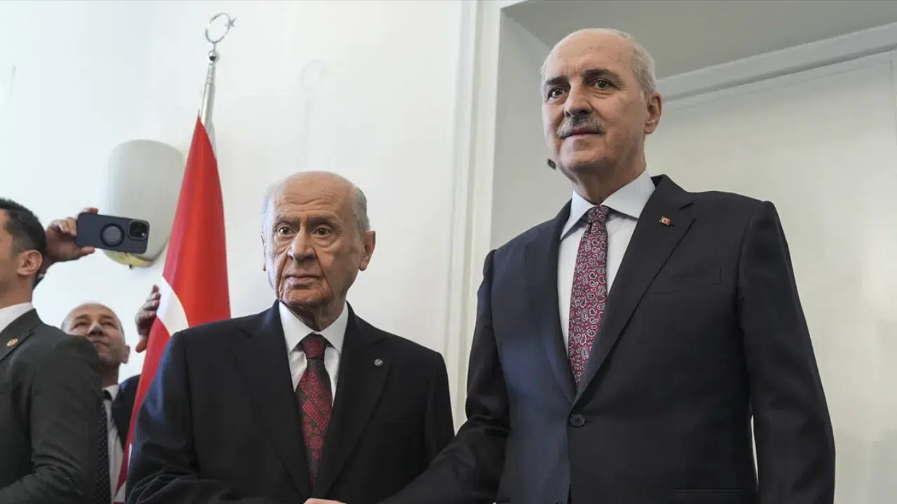 TBMM Başkanı Numan Kurtulmuş, MHP Genel Başkanı Bahçeli'yi ziyaret etti