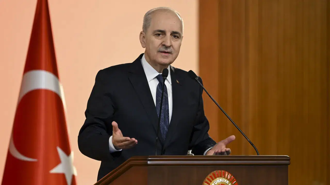 TBMM Başkanı Kurtulmuş ile Kırgız Cumhuriyet Başkanı Turgunbek Uulu ile bir araya geldi