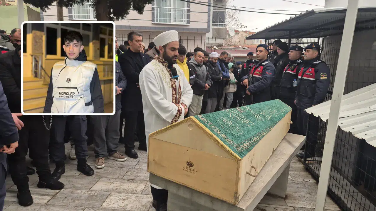 Tekirdağ'da akranı tarafından öldürülen 16 yaşındaki Erkan son yolculuğuna uğurlandı