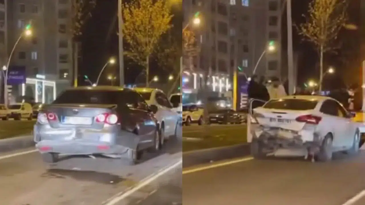 Diyarbakır'da 4 araçlı zincirleme kaza : 2 kişi yaralandı