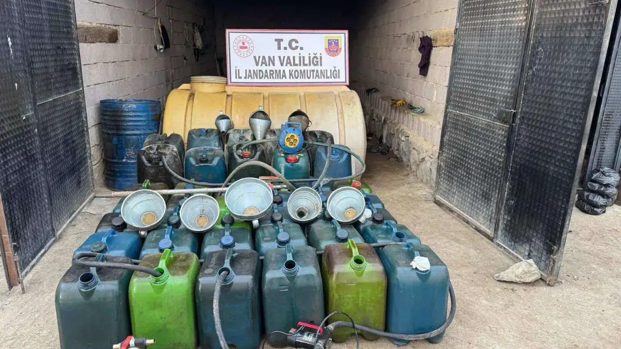 Van'da kaçak akaryakıt operasyonu