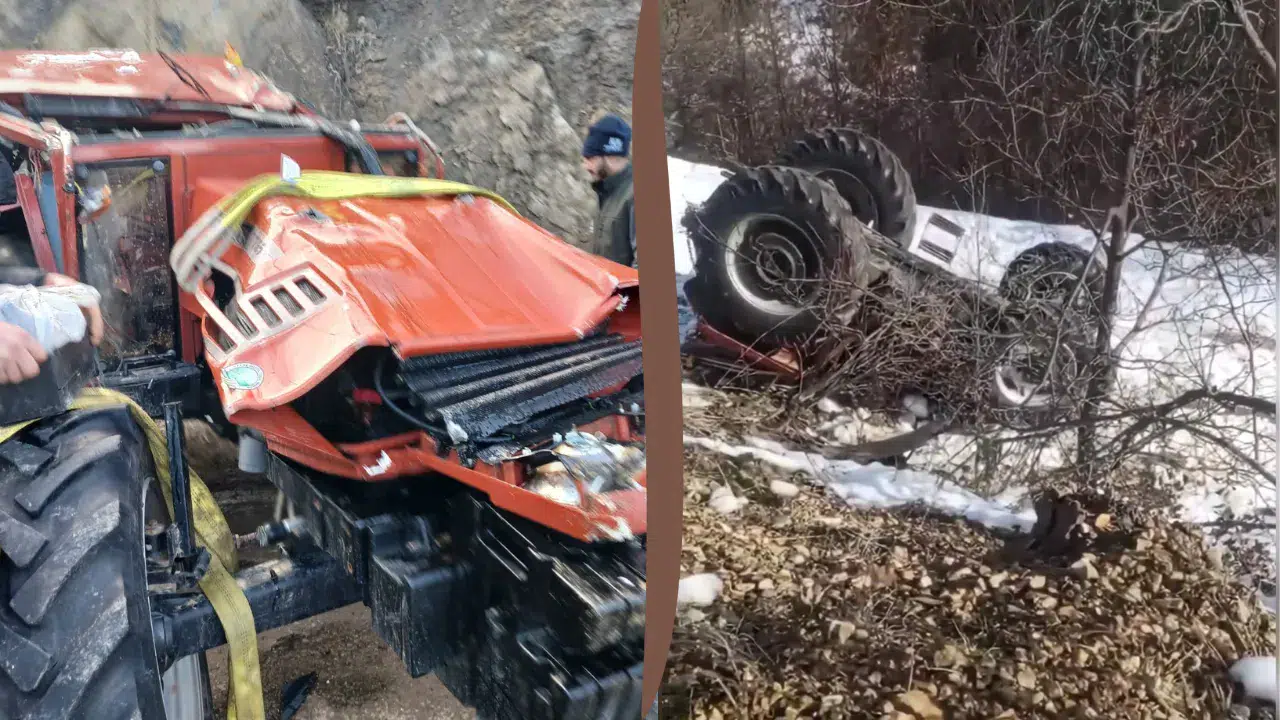 Artvin'de kaza : Traktör devrildi, muhtar hayatını kaybetti