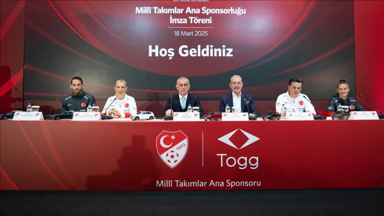 TBF ile TOGG arasında 3 yıllık milli takımlar ana sponsorluk anlaşması imzalandı