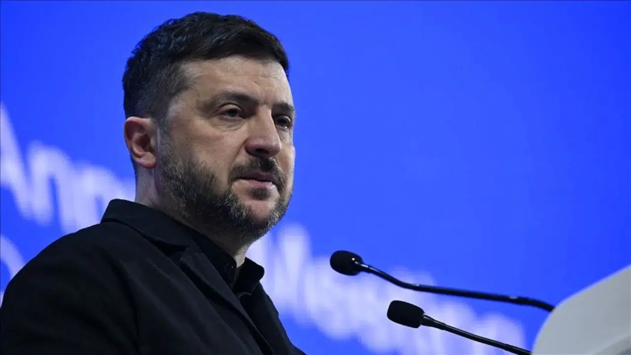 Zelensky Münih'te Ukrayna-Almanya ortak İHA’sını teslim aldı
