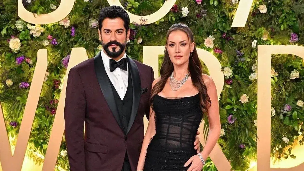 Burak Özçivit ve Fahriye Evcen çiftinin gergin anları kameraya yansıdı