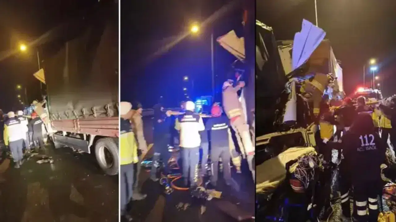 Bolu Dağı Tüneli çıkışında feci kaza : Baba öldü , oğlu yaralı