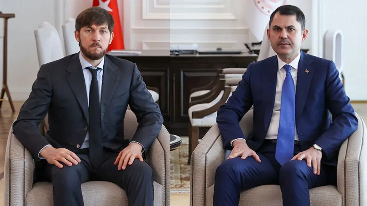 Bakan Kurum, Rusya İklim Değişikliği Özel Temsilcisi Edelgeriyev ile görüştü