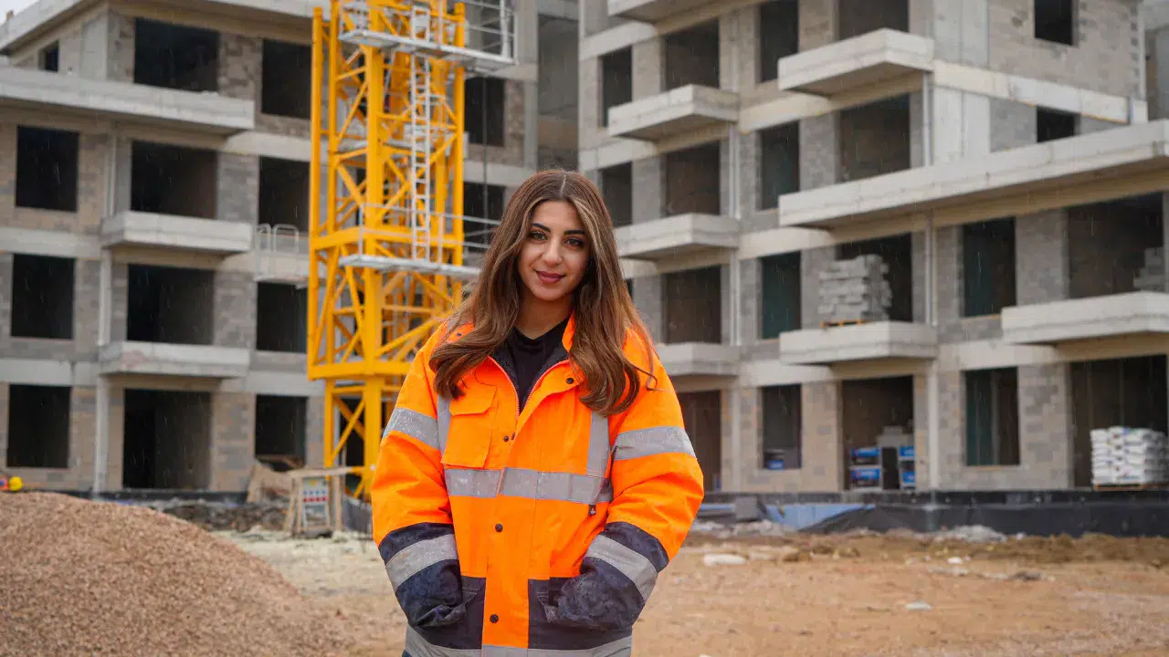 Annesinin tavsiyesiyle başladı, 20 yaşında vinç operatörü oldu