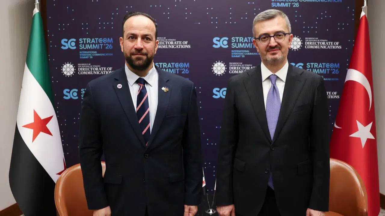 İletişim Başkanı Duran, Suriye Enformasyon Bakanı ile görüştü