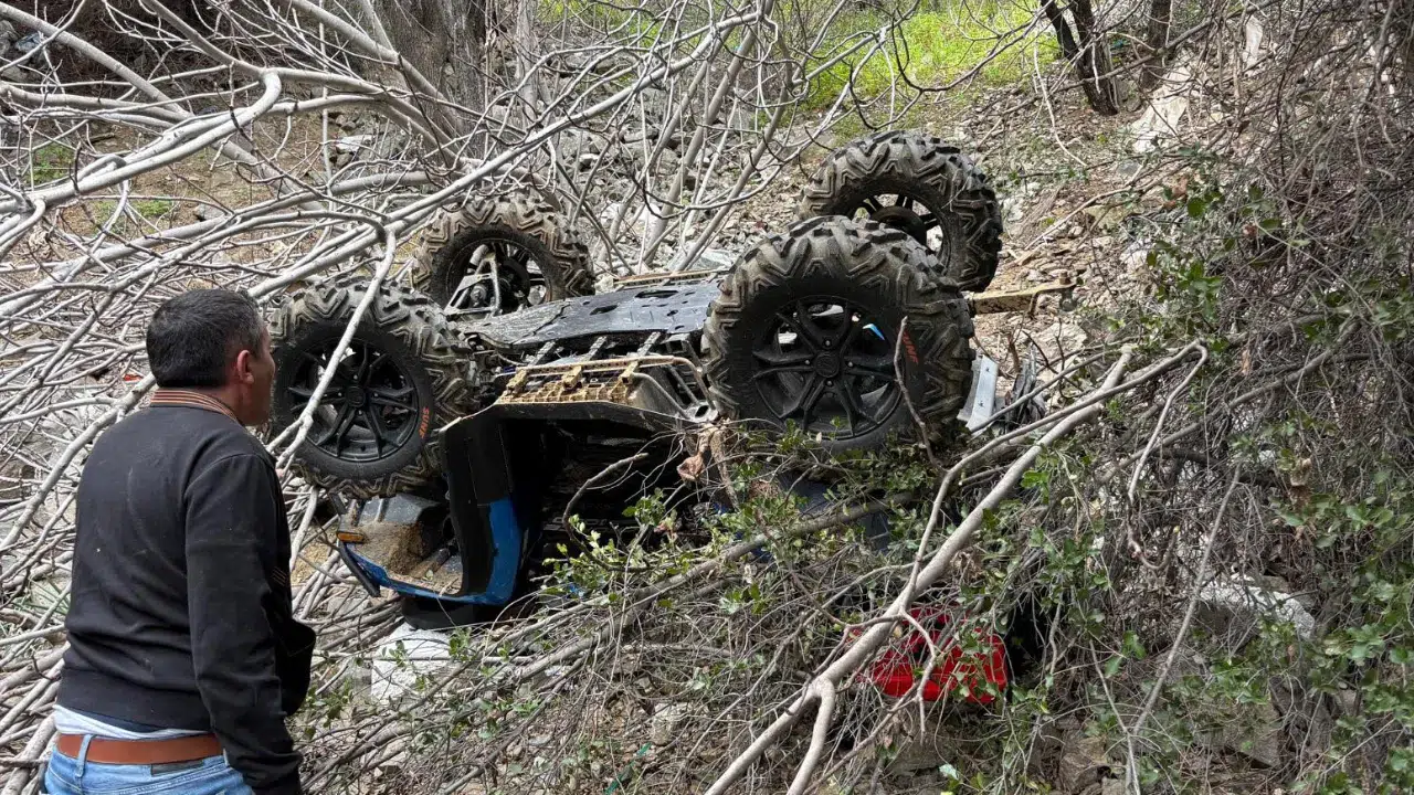 Balıkesir'de ATV kazası : Altınoluk'ta devrilen araçtaki 2 kişi yaralandı