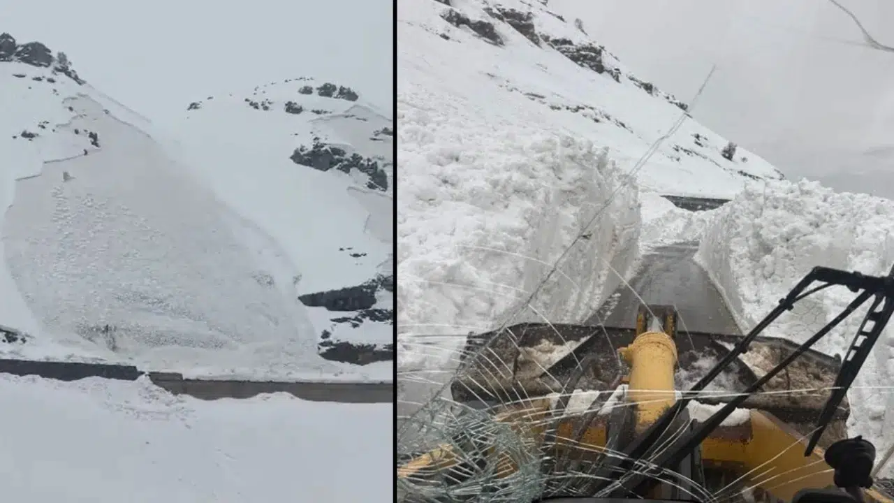 Hakkari'de kar etkisi : 2 noktada çığ meydana geldi