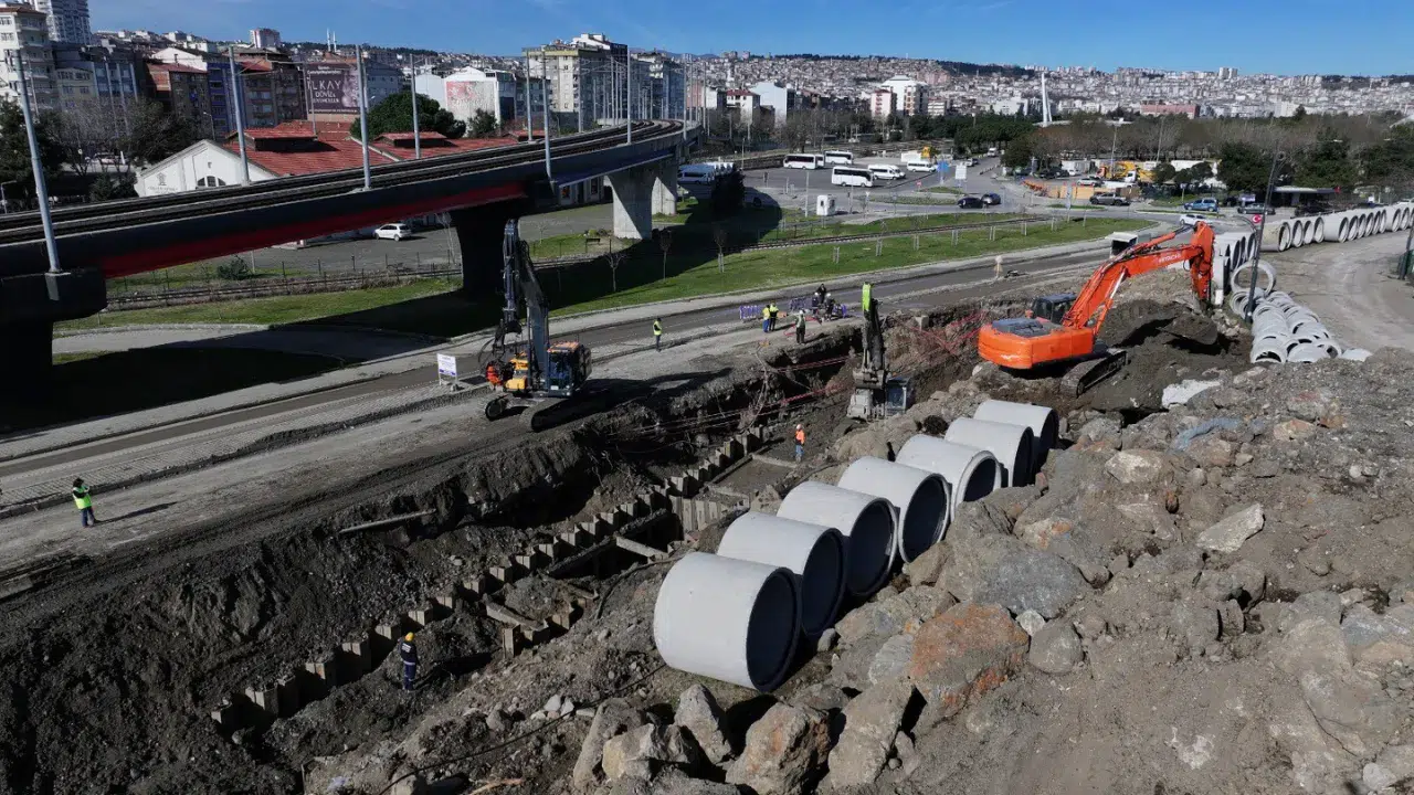 Samsun'da dev atık su kolektör hattı yatırımı başladı