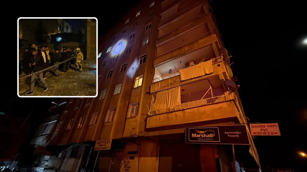 Diyarbakır'da 8 katlı binanın kolonlarından ses geldi : Vatandaşlar tahliye edildi