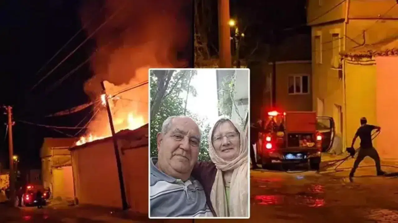 Muğla'da feci yangın : Yaşlı çift alevlerin arasında kalarak hayatını kaybetti