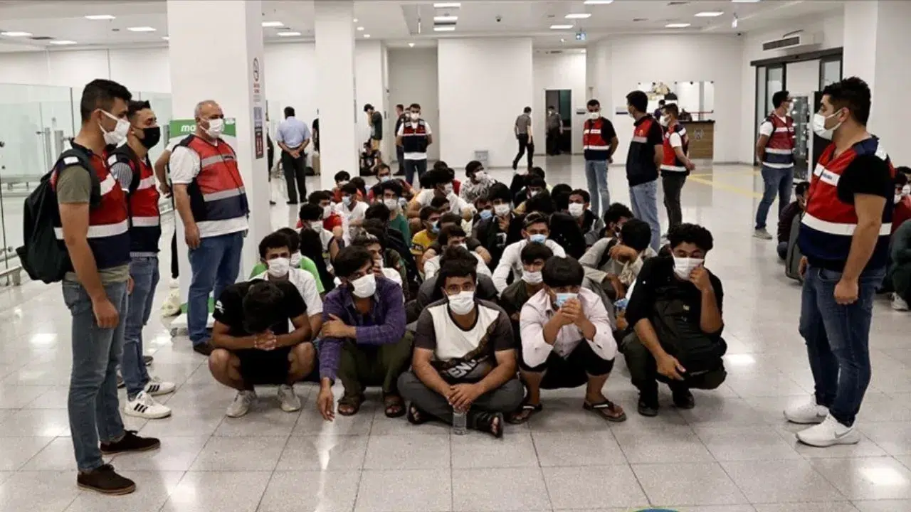 Didim'de dev göçmen operasyonu : 101 göçmen yakalandı