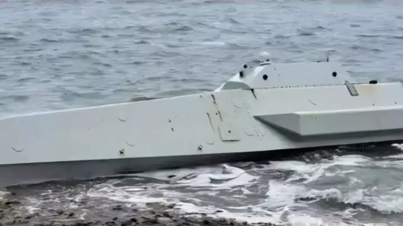 Ordu Ünye'de sahilde insansız deniz aracı bulundu