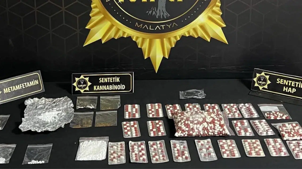 Malatya'da uyuşturucu operasyonu : 8 kişi tutuklandı