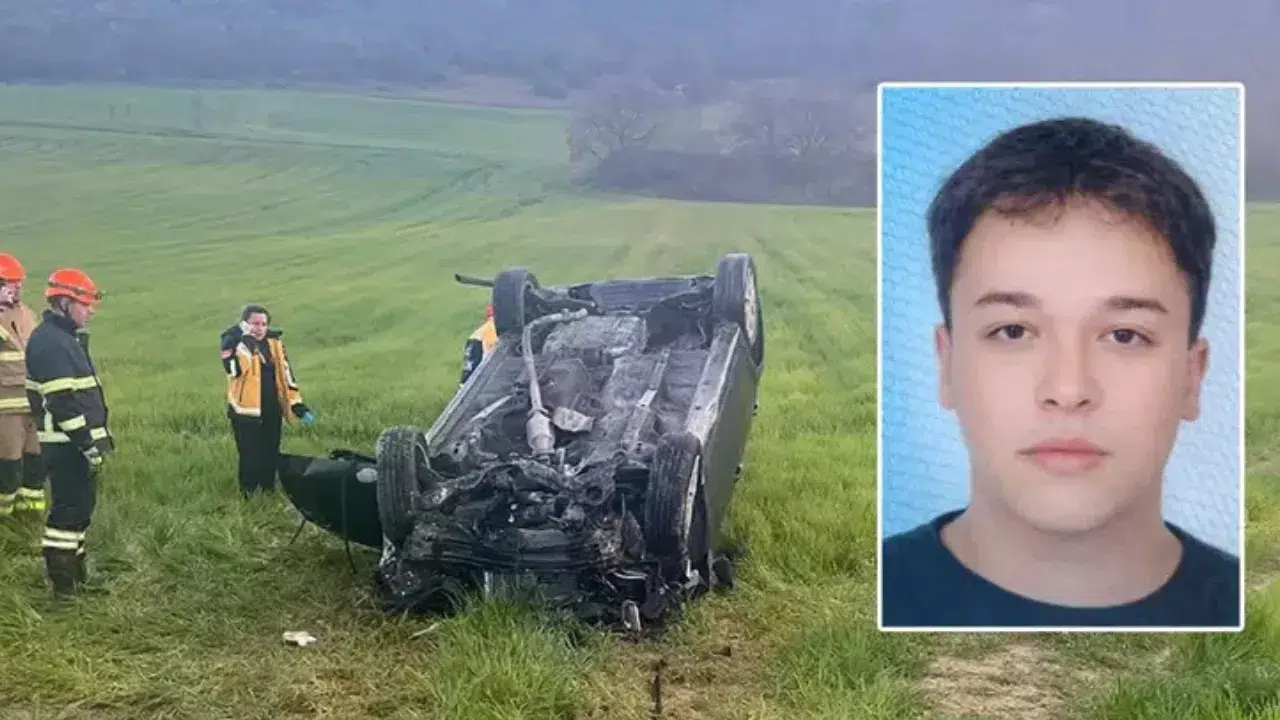 Edirne Keşan’da feci kaza : Takla atan otomobilin sürücüsü öldü