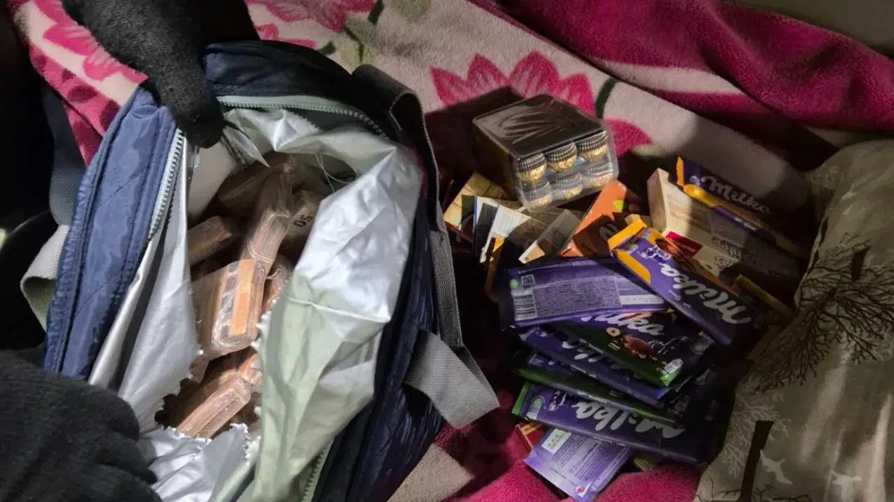 Kapıkule sınırında operasyon : Çikolata dolu çantadan 220 bin Euro çıktı