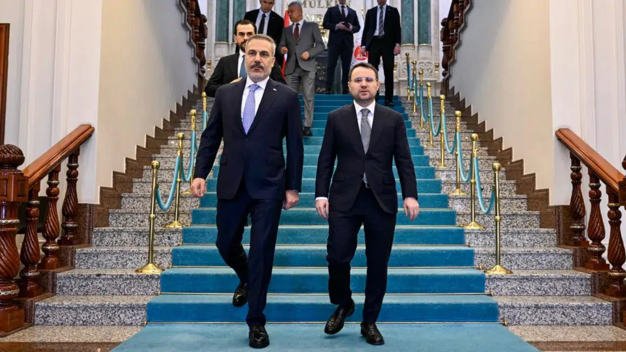 Adalet Bakanı Akın Gürlek Dışişleri Bakanı Hakan Fidan’ı Bakanlıkta ağırladı