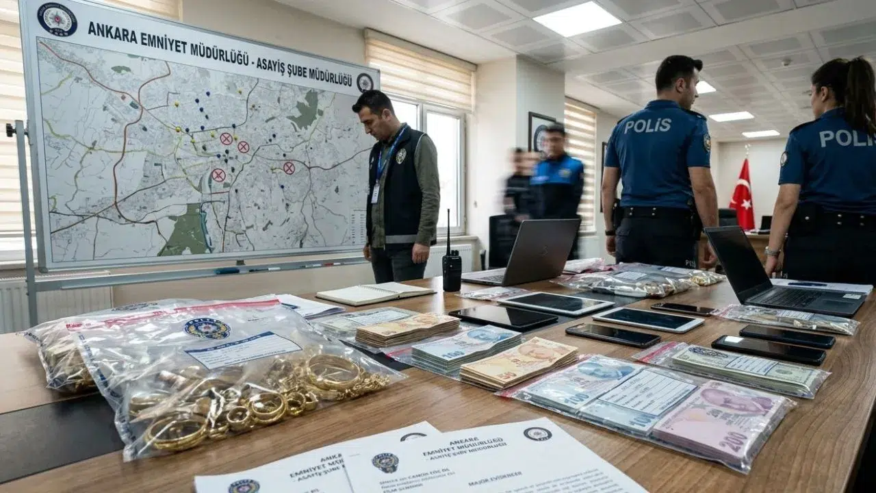 Ankara'da cinsel birliktelik bahanesiyle dolandırıcılık yapan çete deşifre oldu !