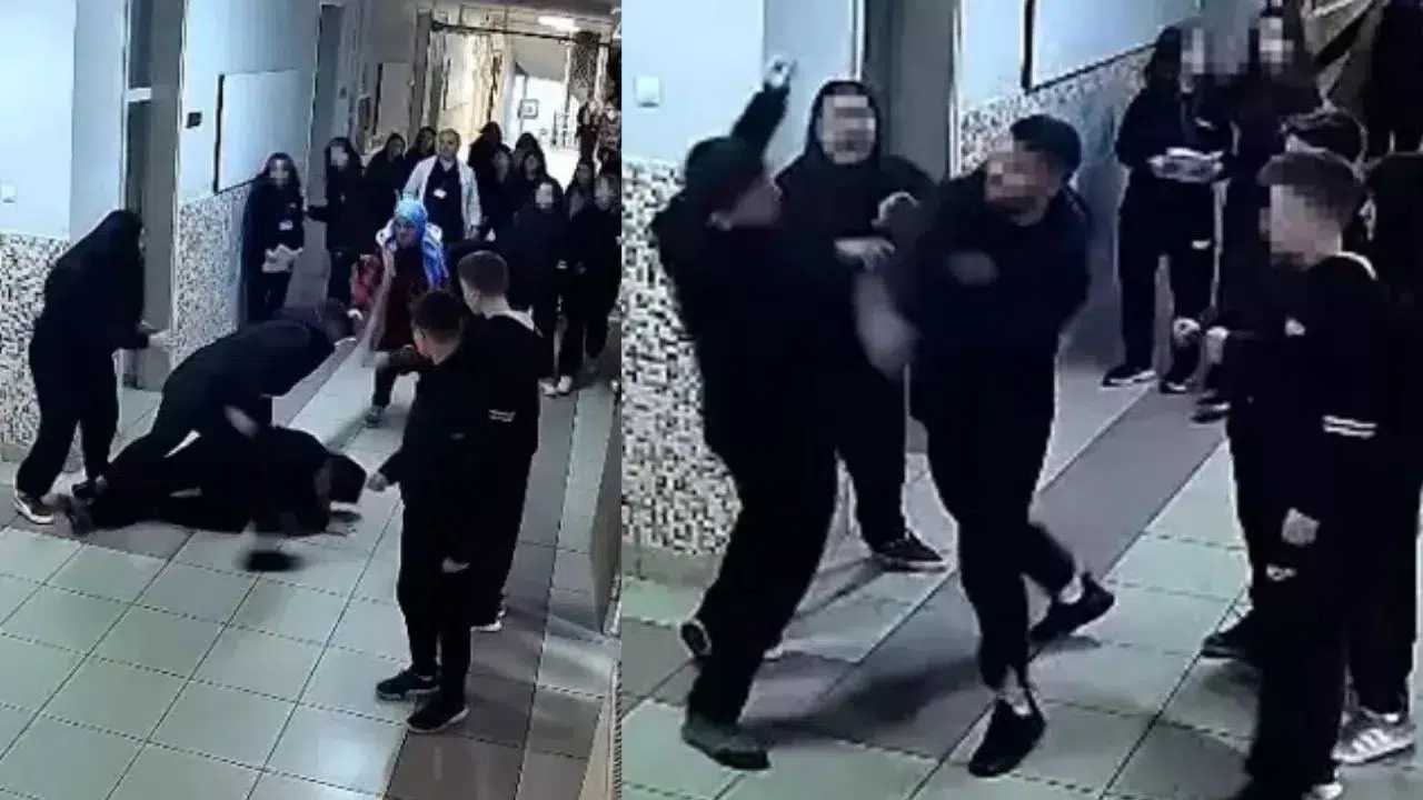 Okul koridorunda şiddet skandalı : Milli haltercinin darbettiği kardeşler konuştu