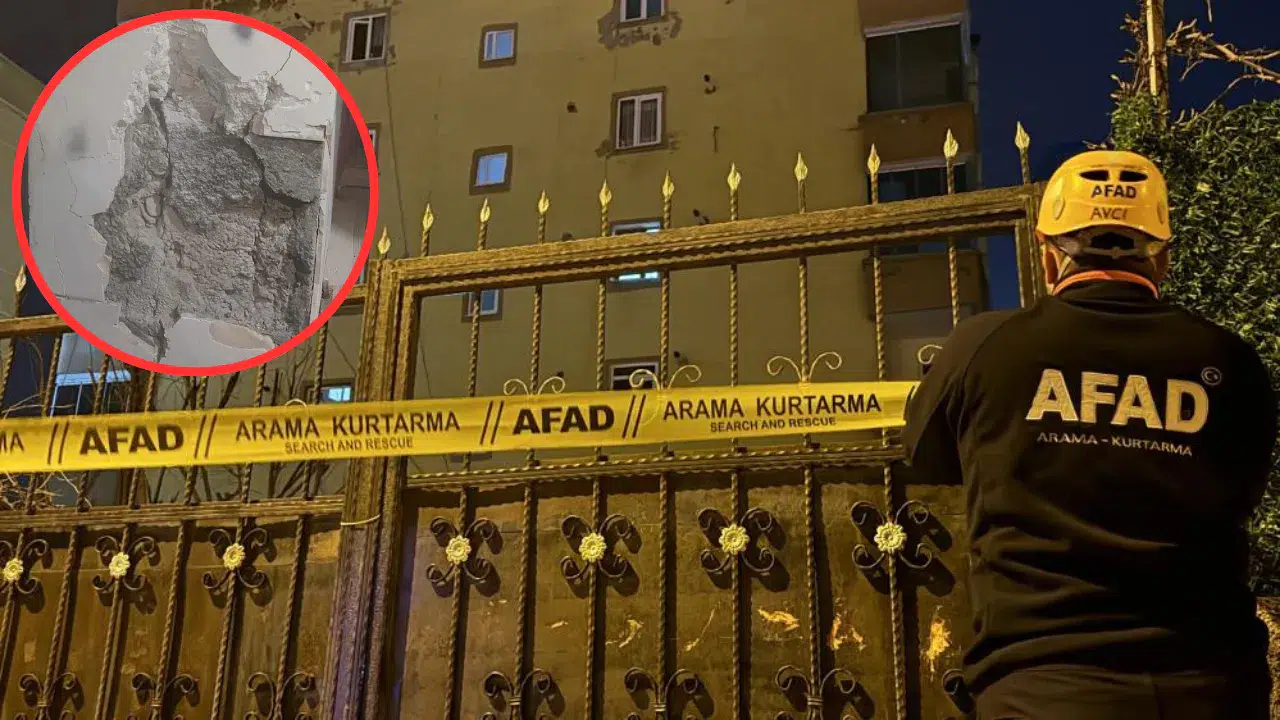 Diyarbakır'da 6 katlı binanın kolonlarından ses geldi : 51 kişi tahliye edildi