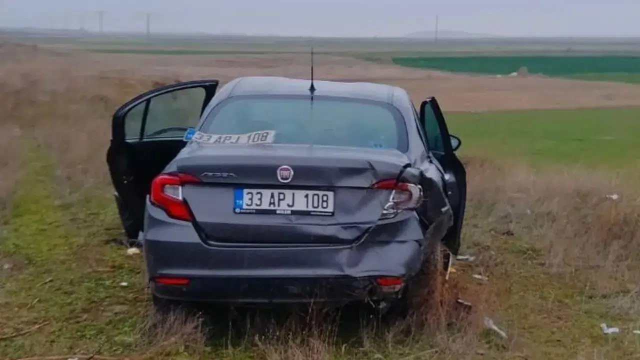 Afyonkarahisar'da otomobil tarım arazisine girdi, 5 kişi yaralandı