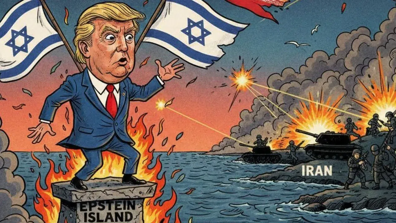 Trump , Epstein davasını unutturmak için İran'a mı saldırıyor ? Komplo teorileri gündemi sarstı !