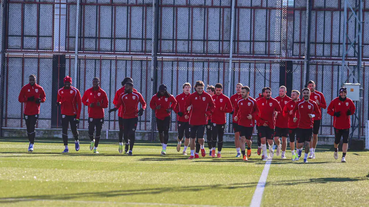 Samsunspor kritik maç öncesi son idmanına çıktı