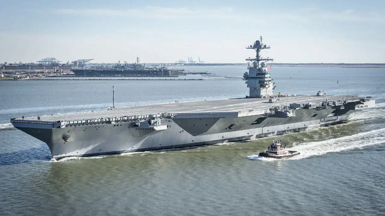 ABD uçak gemisi USS Gerald Ford Hırvatistan'da