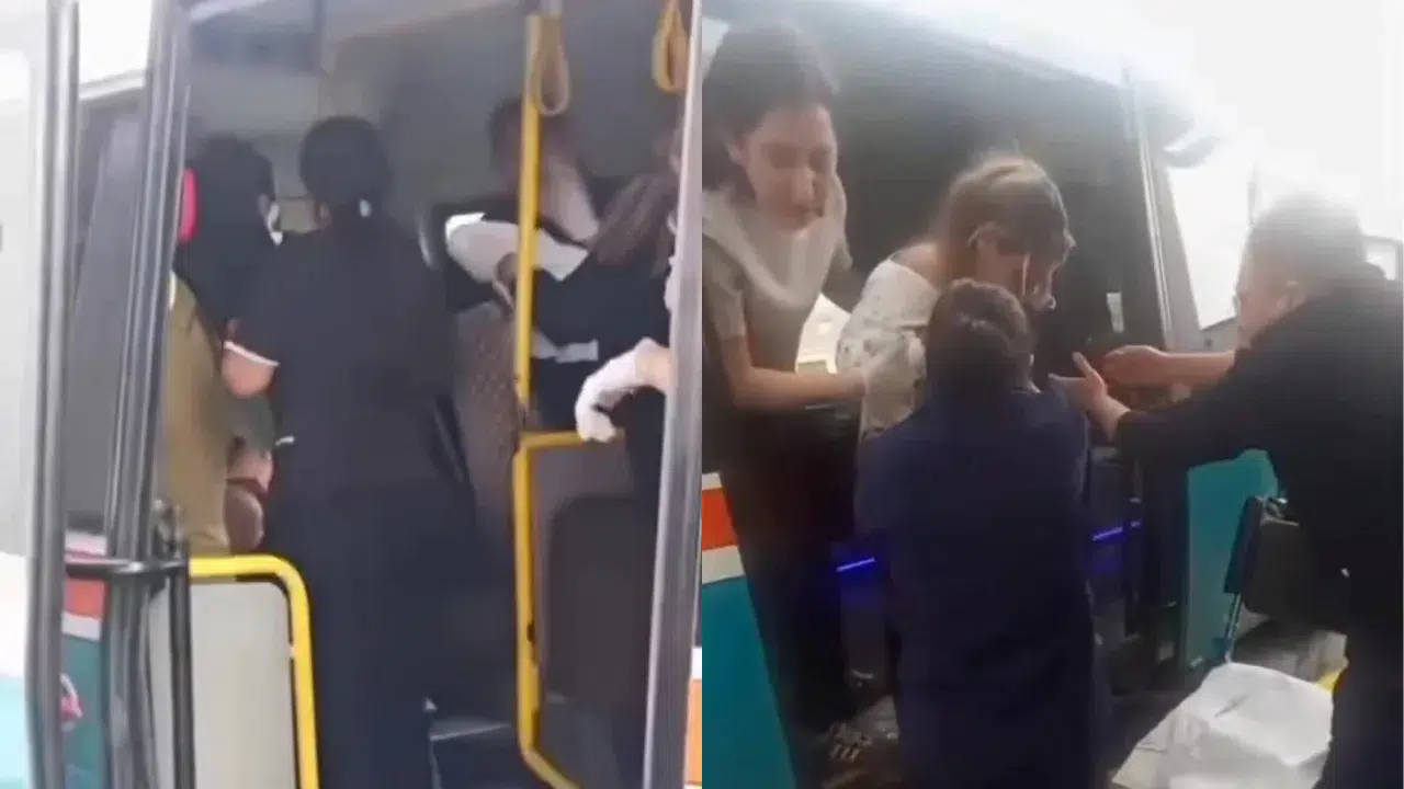 İzmir'de şaşırtan olay : Hamile kadın minibüste doğum yaptı