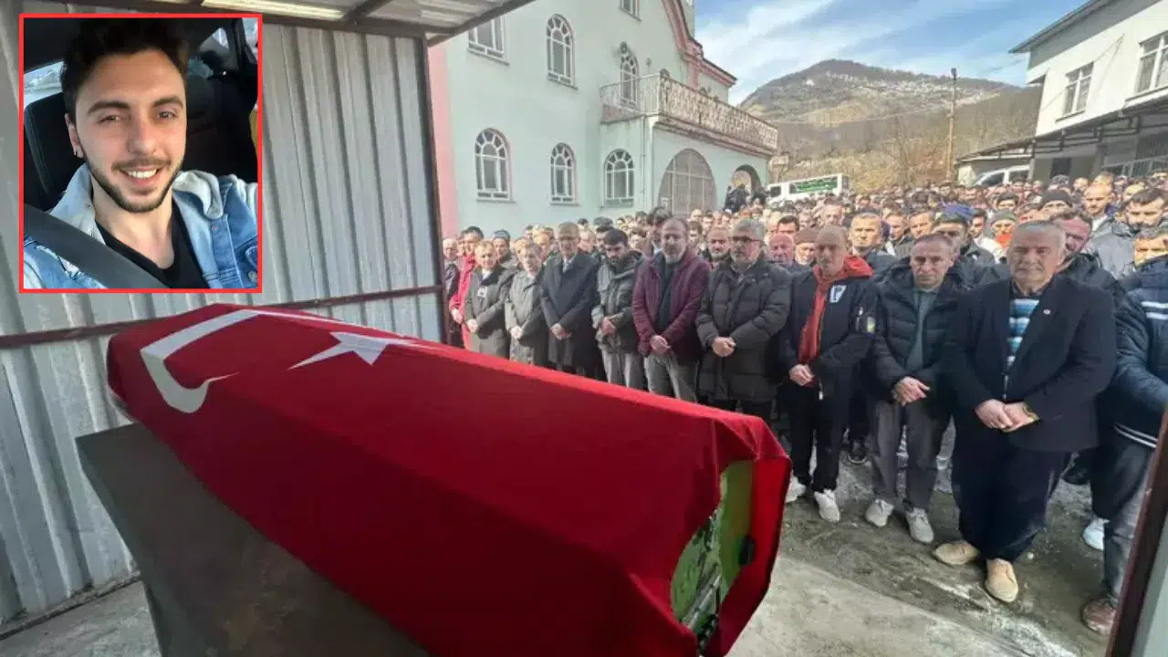 Samsun'daki kazada ölen ambulans şoförü defnedildi