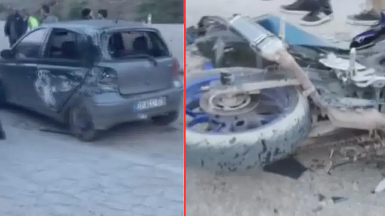 Hatay'da otomobil ile motosiklet çarpıştı : 1 ölü, 3 yaralı
