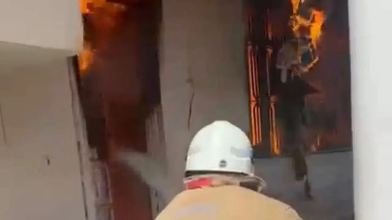 Hatay Reyhanlı’da müstakil evde yangın çıktı