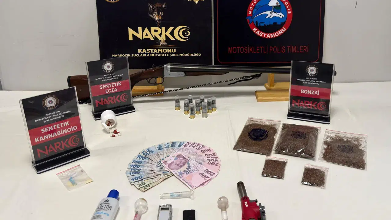 Kastamonu'da uyuşturucu operasyonunda 6 kişi yakalandı