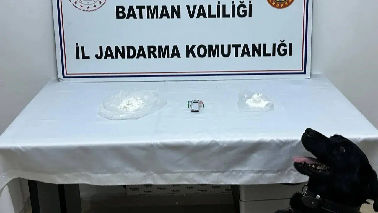 Batman'da uyuşturucu operasyonu: 180 gram kokain ele geçirildi