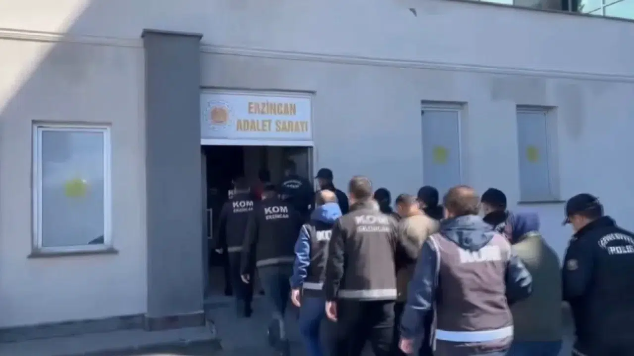 Erzincan'da tefecilik ve yağma operasyonu : 12 şüpheli