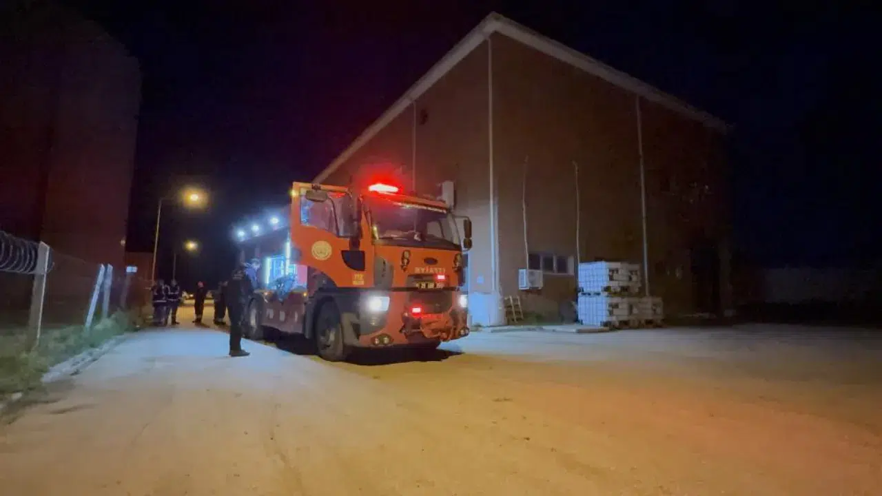 Eskişehir'de su arıtma tesisinde yangın çıktı